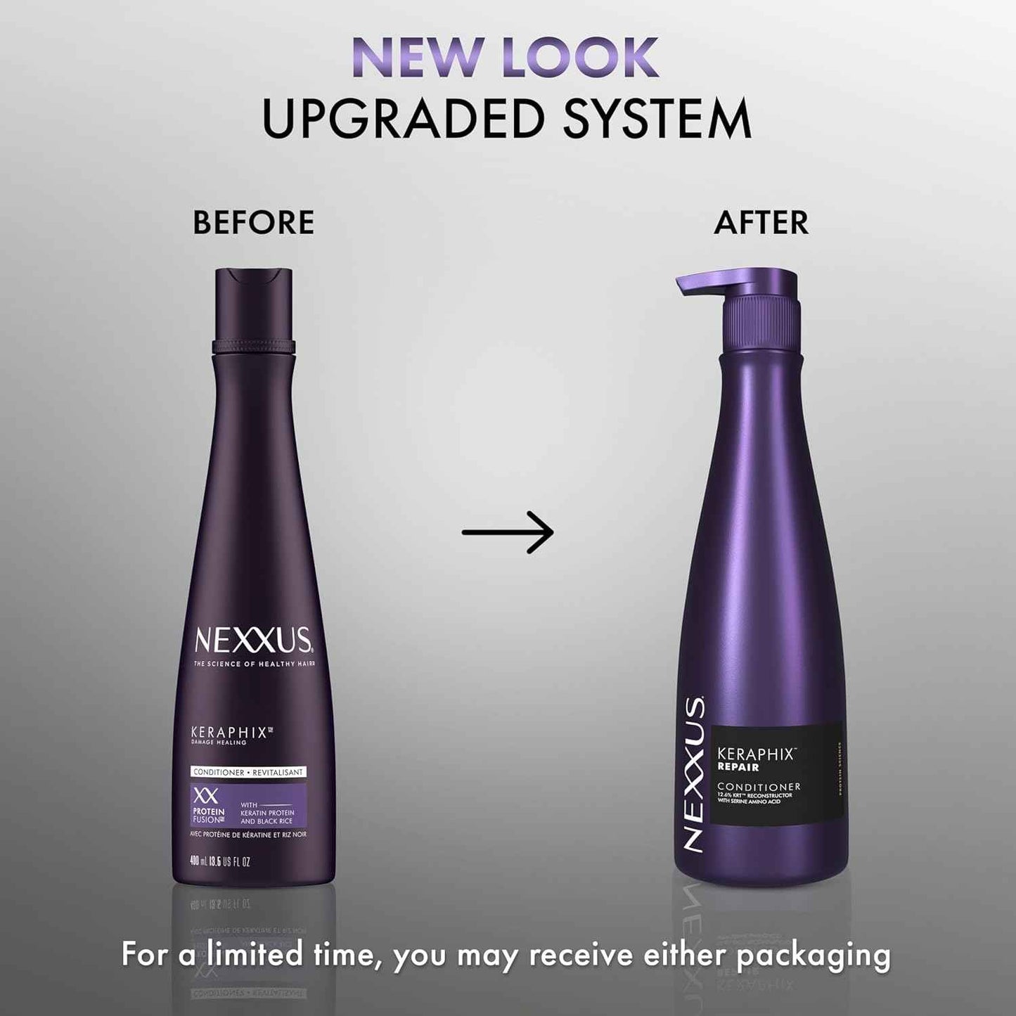 Nexxus Keraphix Conditioner Damage Repair for Damaged Hair Powered by KRT Keratin Resistance Therapy with Liquid Crystal Amino Acids