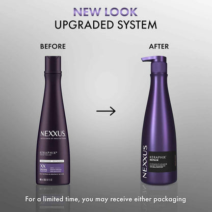 Nexxus Keraphix Conditioner Damage Repair for Damaged Hair Powered by KRT Keratin Resistance Therapy with Liquid Crystal Amino Acids