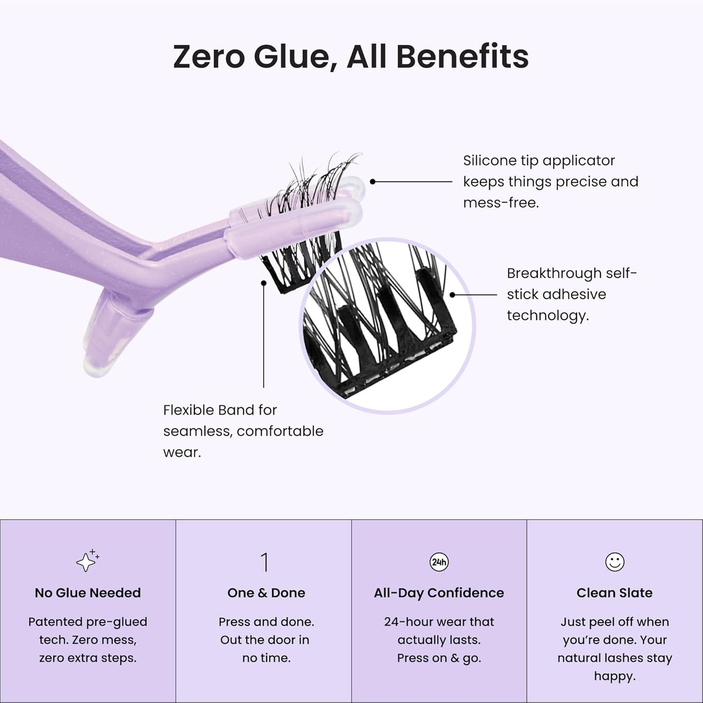 KISS_imPRESS_Falsies_Self_Adhesive_Eyelashes,_Press_On_Lashes,_12mm-14mm_Glam_Volume_Lashes,_Black,_No_Glue_Needed,_Invisible_Band,_36_Lash_Clusters_&_Non-Stick_Applicator_-_Voluminous