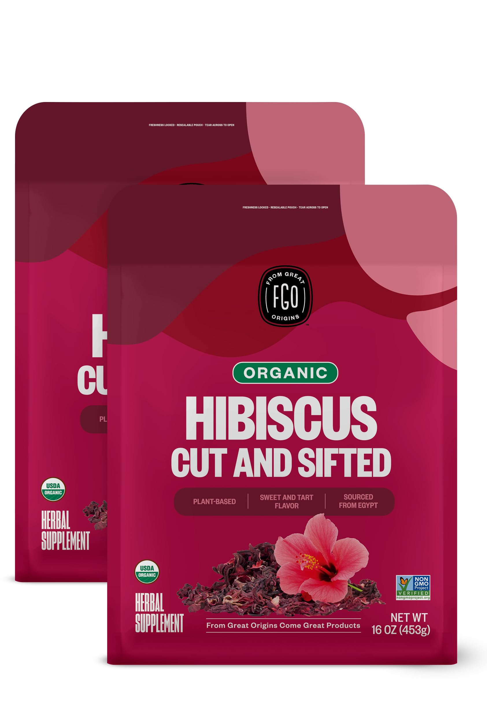 Hibiscus - 16 Ounce (Pack of 2)