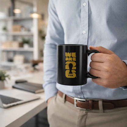 Official FIFA World Cup 2026 Edition - 12oz Ceramic Mug - Etched FIFA Emblem - Collector’s Souvenir - Perfect for Home, Office, Enjoying a Hot Latte, Coffee, Mocha, or Tea in the Kitchen