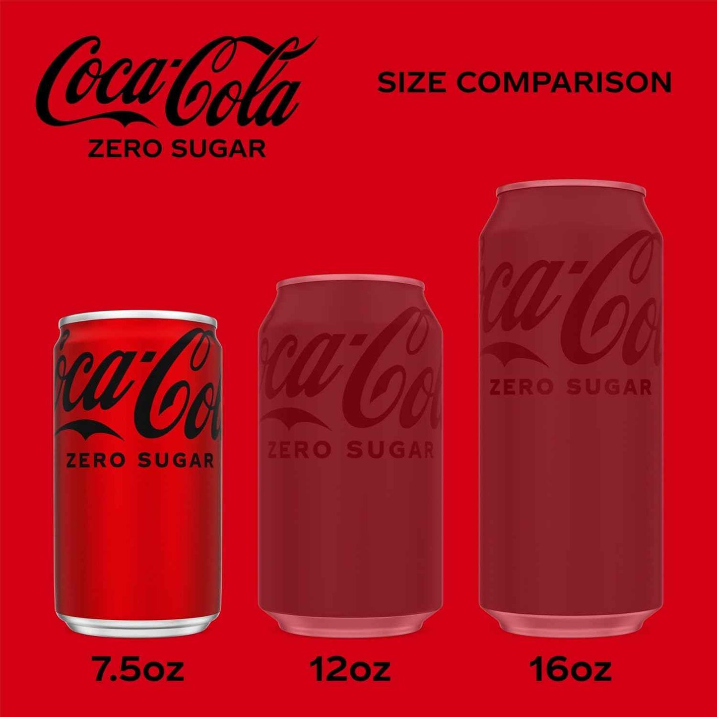 Coca-Cola Coke Zero Sugar Diet Soda, 10 Pack, 20 pack, 24 pack