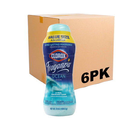 Clorox Fraganzia Laundry Scent Booster Crystals, In-Wash Fragrance Beads for Fresh-Smelling Clothes & Linens, Safe for All Fabrics & Colors, Easy-Pour Bottle