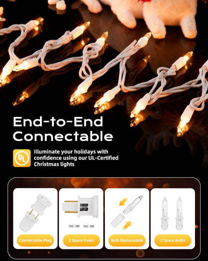 Brightown_Christmas_Lights,_100-Count_25ft_Clear_Incandescent_Bulb_Mini_String_Lights_for_Indoor_Holiday_Decor,_Christmas_Tree_Garland_Wedding_Party_Multi-Use_Decoration,_White_Wire