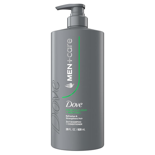 DOVE_MEN_+_CARE_Shampoo_1_count_Fresh_+_Clean_for_Hair_Refreshing_&_Strengthening,_with_Menthol,_28_fl_oz