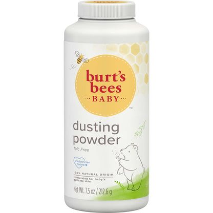Burt's_Bees_Baby_Dusting_Powder,_100%_Natural_Origin_Baby_Powder_Talc-Free,_7.5_oz._Bottle