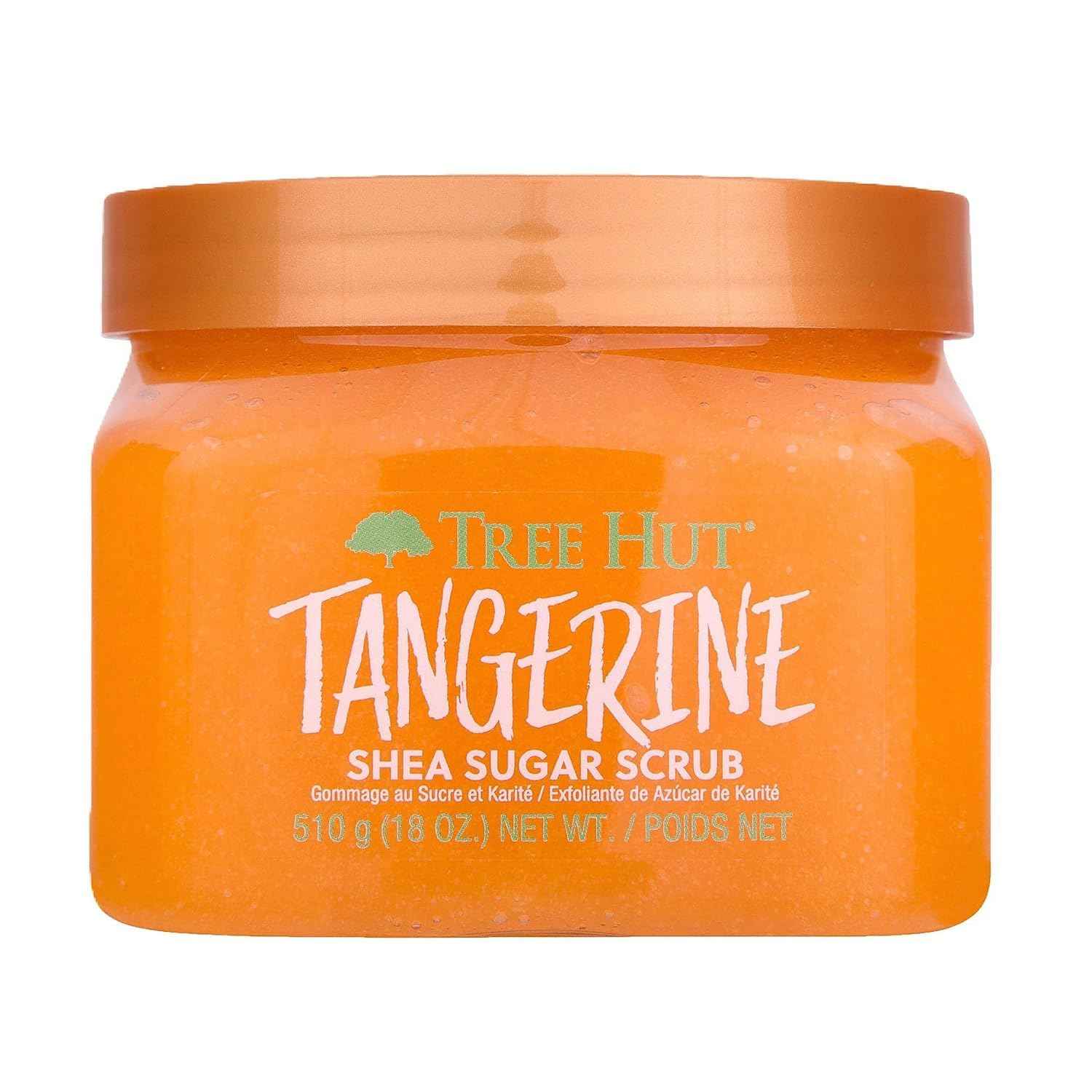 Tree Hut Shea Sugar Scrub, Exfoliating, Hydrating & Moisturizing Body Scrub with Shea Butter & Nourishing Essential Oils, Smooth & Soften Skin