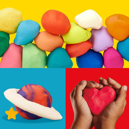 Play-Doh Colors Bulk 12-Pack of 4-Ounce Cans, Holiday Stocking Stuffers, Prizes & Party Favors, Kids Arts & Crafts, Preschool Toys, Ages 2+ (Amazon Exclusive), 1 Kg