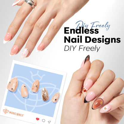 modelones_Short_Almond_Nail_Tips,_360pcs_Pre-etched_Clear_Soft_Press_On_Fake_Nails_Full_Cover_Half_Matte_Acrylic_Gel_Tips_Extension_for_Salon_&_Home_Use_15_Sizes