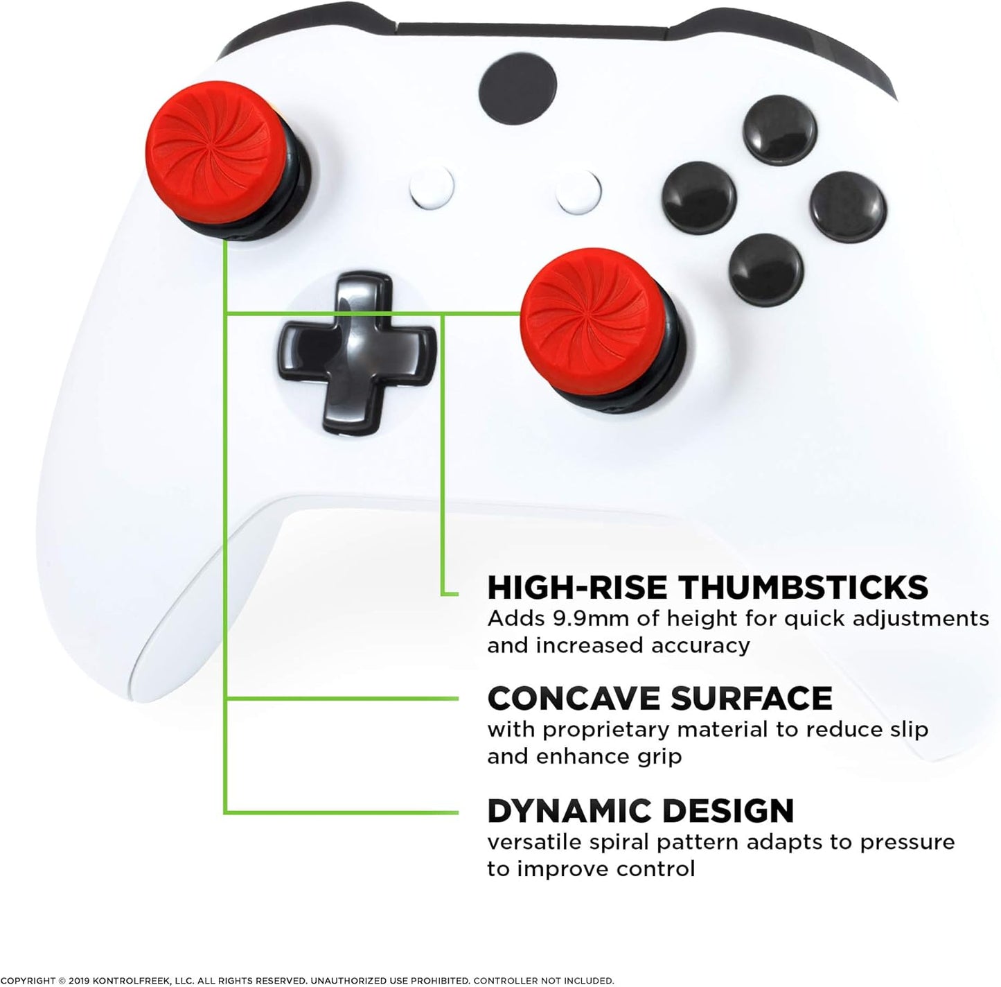 KontrolFreek_FPS_Freek_Inferno_for_Xbox_One_and_Xbox_Series_X_Controller_|_Performance_Thumbsticks_|_2_High-Rise_Concave_|_Red