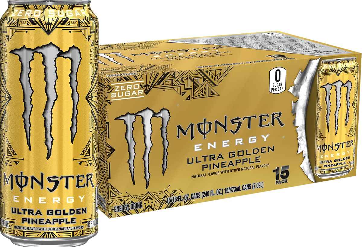Monster Energy Ultra Variety Pack, PKZSD, Sugar Free Energy Drink, 16 Ounce | Pack of 15