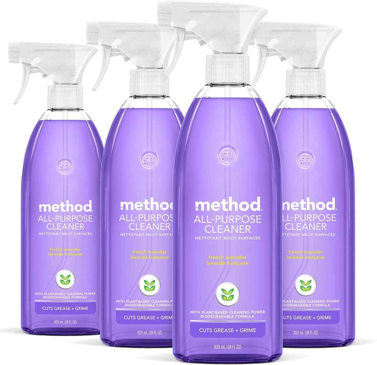 Method All-Purpose Cleaner Spray, French, Perfect for Most Counters, Tiles and More, 28 Fl Oz