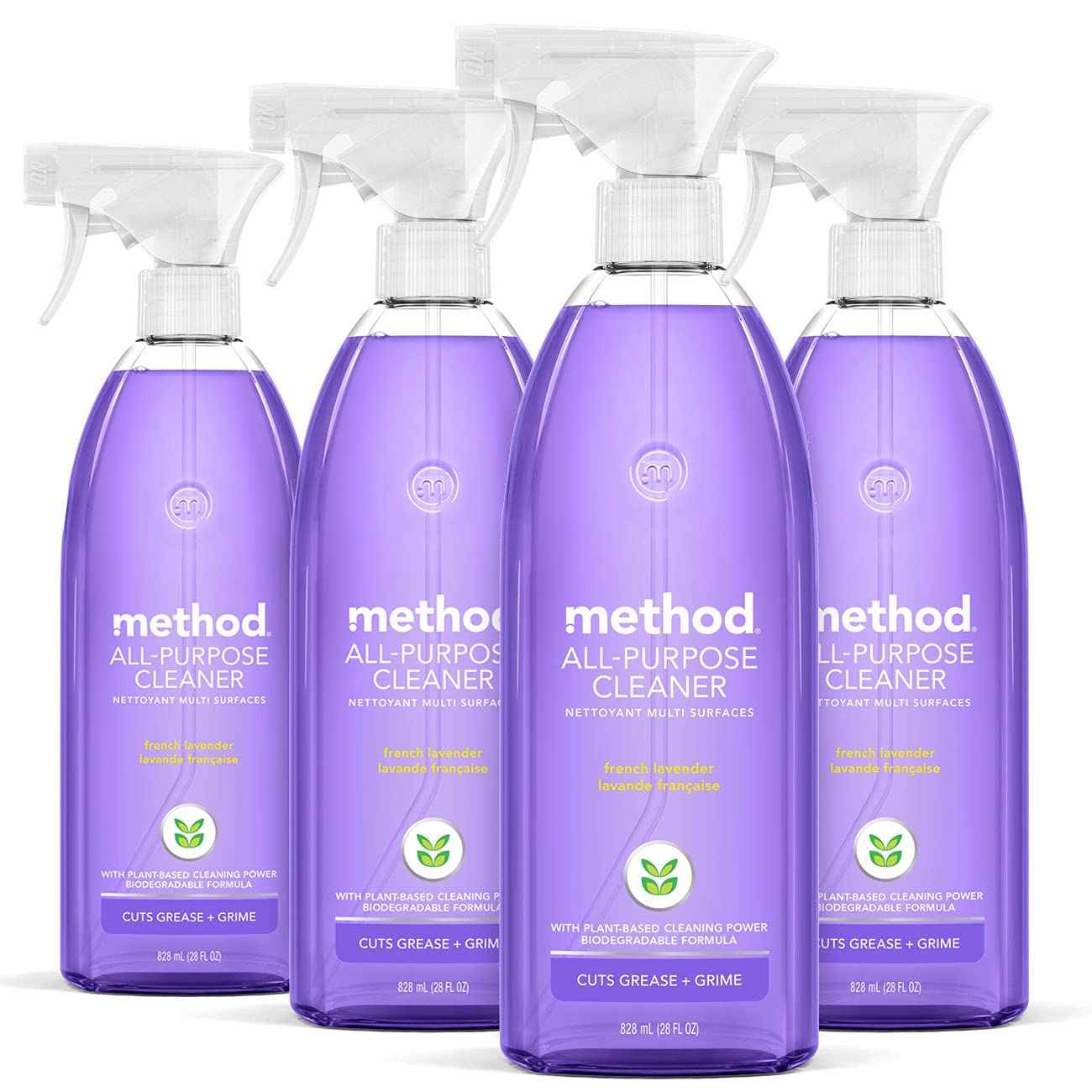 Method All-Purpose Cleaner Spray, French, Perfect for Most Counters, Tiles and More, 28 Fl Oz