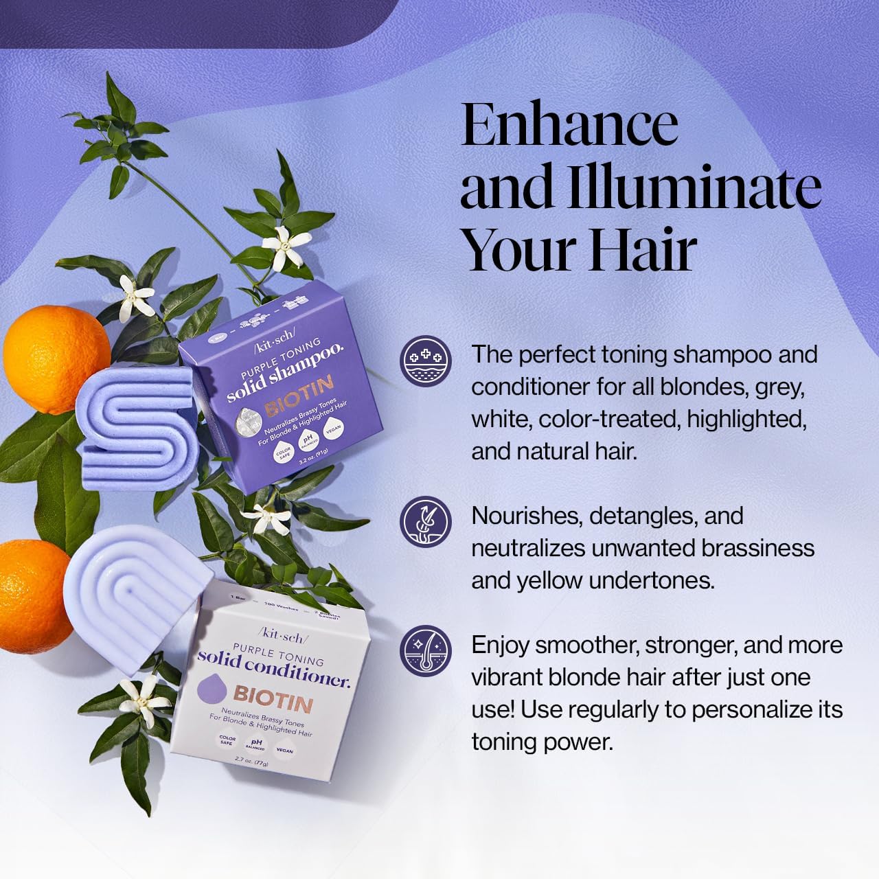 Kitsch_Toning_Purple_Shampoo_&_Conditioner_Bar_Set_For_Blondes_&_Color_Treated_Hair_-_With_Biotin_for_Strengthening_&_Neutralizing_Brassy_Tones_-_Vegan,_Silicone_&_Sulfate_Free_-_Made_in_USA