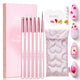 Valentines Nail Art Brushes 6pcs