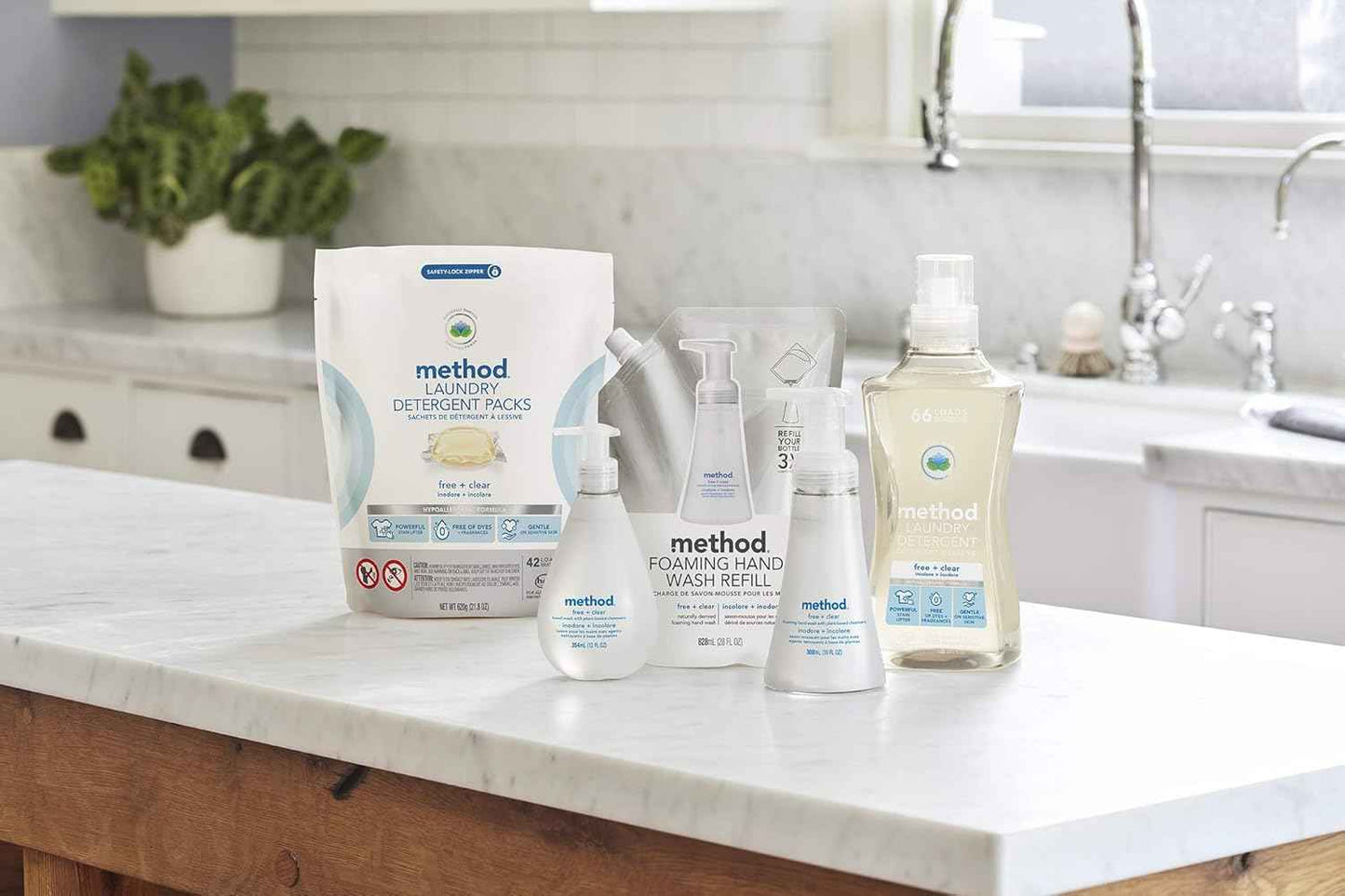 Method Liquid Laundry Detergent; Stain Remover; 66 Loads per 53.5 fl oz bottle