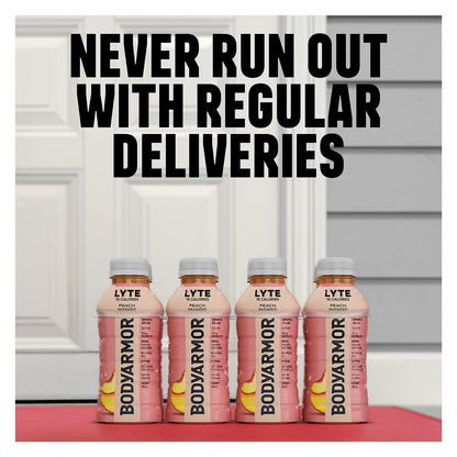 BODYARMOR_LYTE,_Peach_Mango,_Electrolyte_Drink,_35_Calories,_28_Fl_Oz_Bottles_(15_Pack),_Coconut_Water_Sports_Drink,_Natural_Flavor_&_B_Vitamins