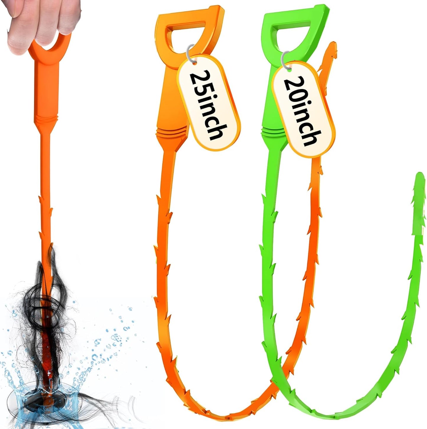 Drain_Snake,_Drain_Clog_Remover,Hair_snake_Tool_Opener,_sink_snake_for_Sewer_Kitchen_Sink_Bathroom_Tub_Toilet_Clogged_Drains_Relief_Cleaning_Tool(1pc_25_Inch_+1pc_20inch)