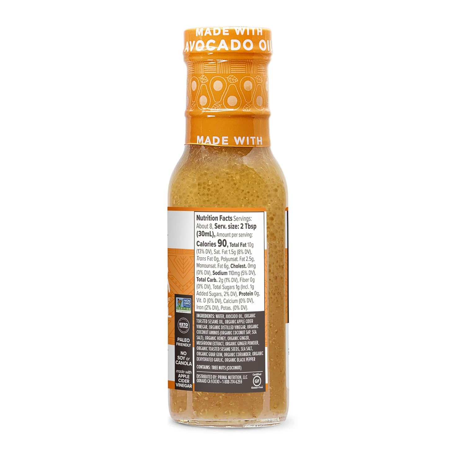 Primal_Kitchen_Sesame_Ginger_Vinaigrette_&_Marinade_Salad_Dressing_made_with_Avocado_Oil,_Paleo_Friendly_&_Keto_Certified,_8_Fluid_Ounces