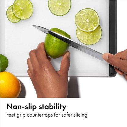 OXO Good Grips 2-Piece Cutting Board Set, Cutting Boards for Kitchen Prep, Non-Porous Double-Sided Design, Dishwasher-Safe, Durable Kitchen Essentials
