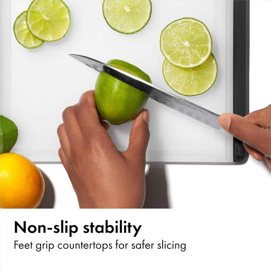OXO Good Grips 2-Piece Cutting Board Set, Cutting Boards for Kitchen Prep, Non-Porous Double-Sided Design, Dishwasher-Safe, Durable Kitchen Essentials