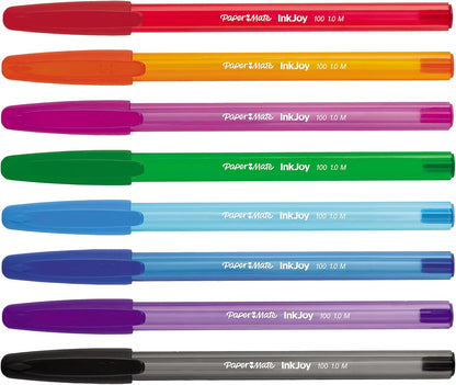 Paper_Mate_InkJoy_100ST_Ballpoint_Pens,_Medium_Point_(1.0mm),_Assorted,_18_Count