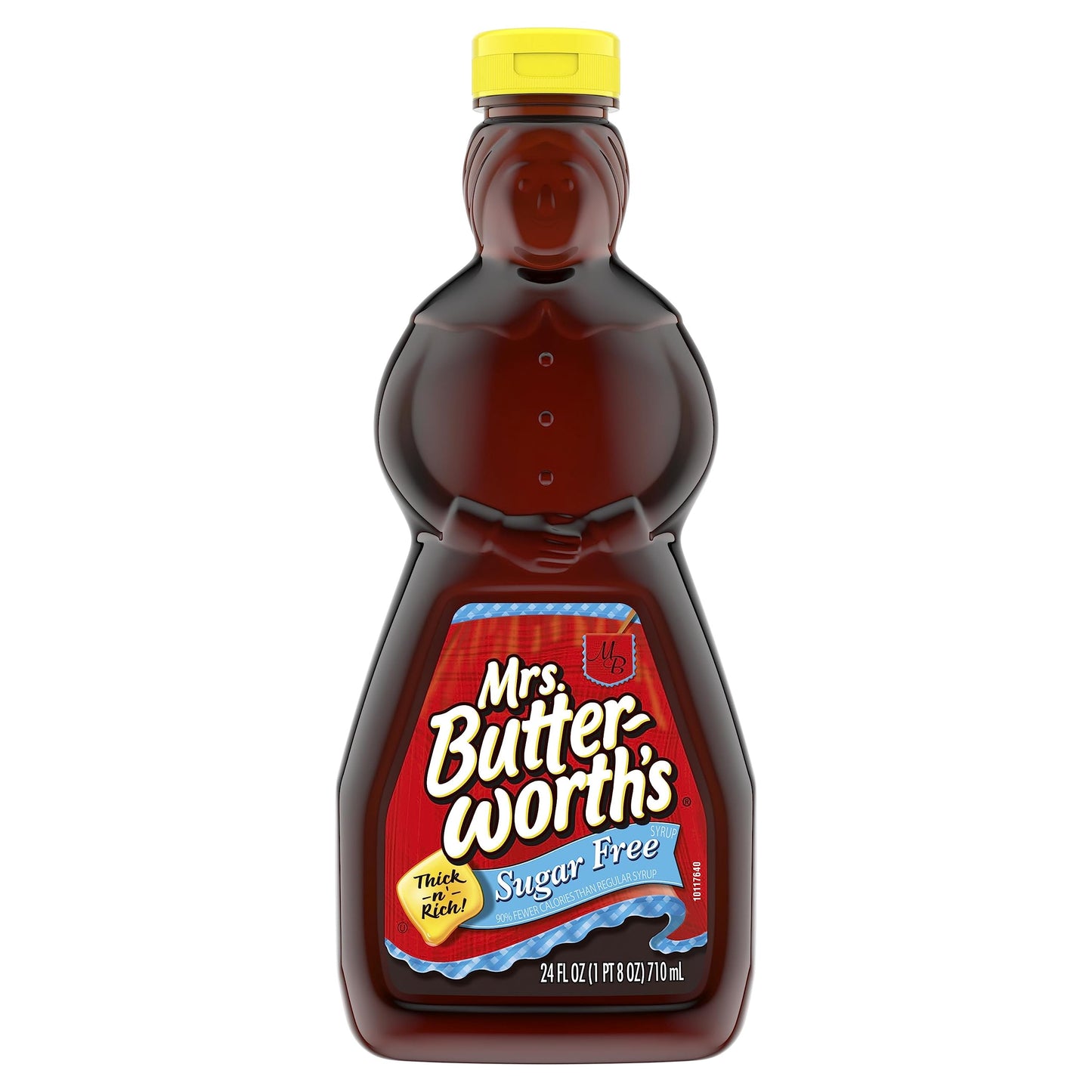 Mrs. Butterworth&amp;#39;s Thick and Rich Sugar Free Pancake Syrup, Sugar Free Maple Flavored Syrup for Pancakes, Waffles and Breakfast Food, 24 Fl Oz Bottle