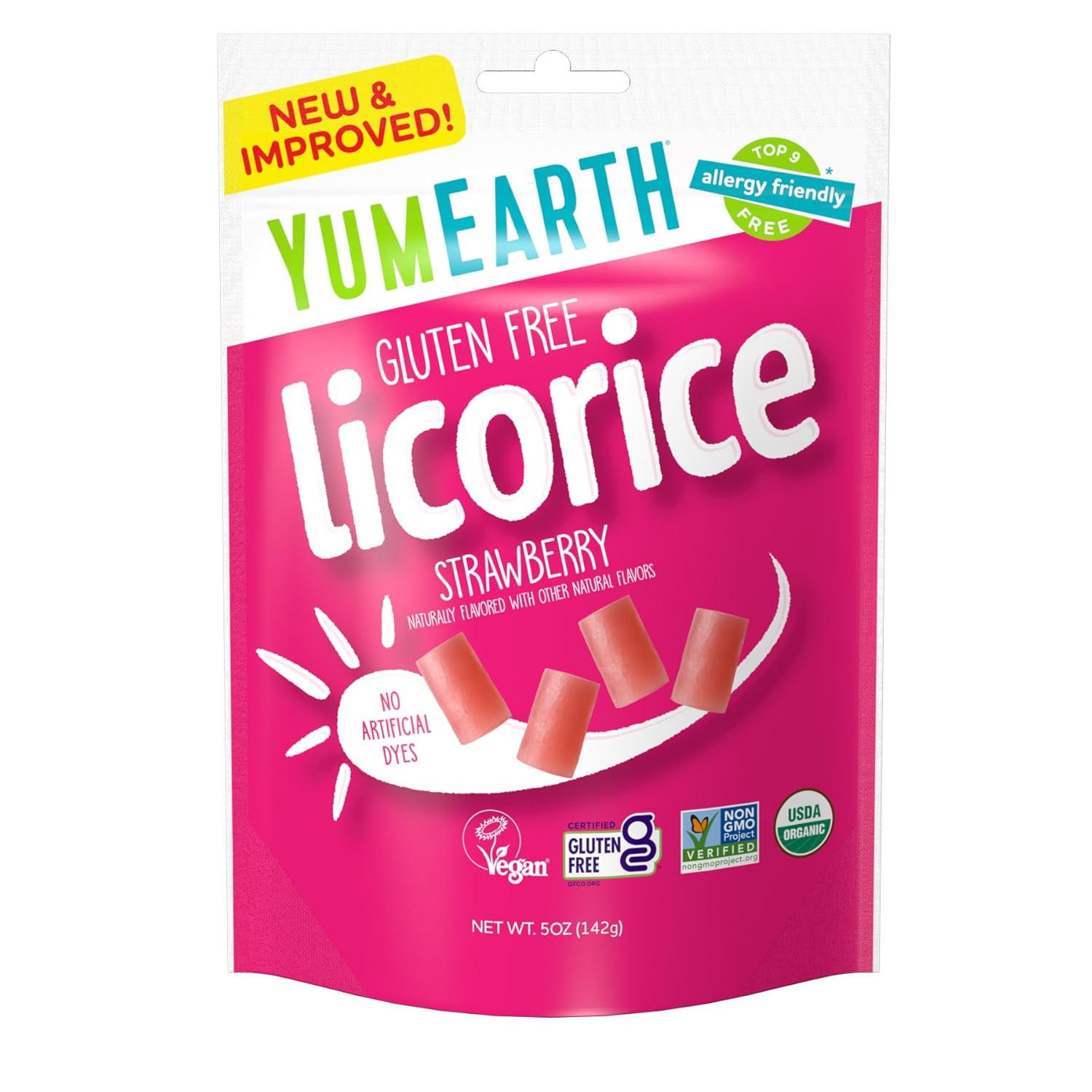 YumEarth_Organic_Gluten_Free_Strawberry_Licorice_Snack_Packs_-_Allergy_Friendly,_Gluten_Free,_Non-GMO,_Vegan,_No_Artificial_Flavors_or_Dyes_-_5_Ounce_(Pack_of_1).