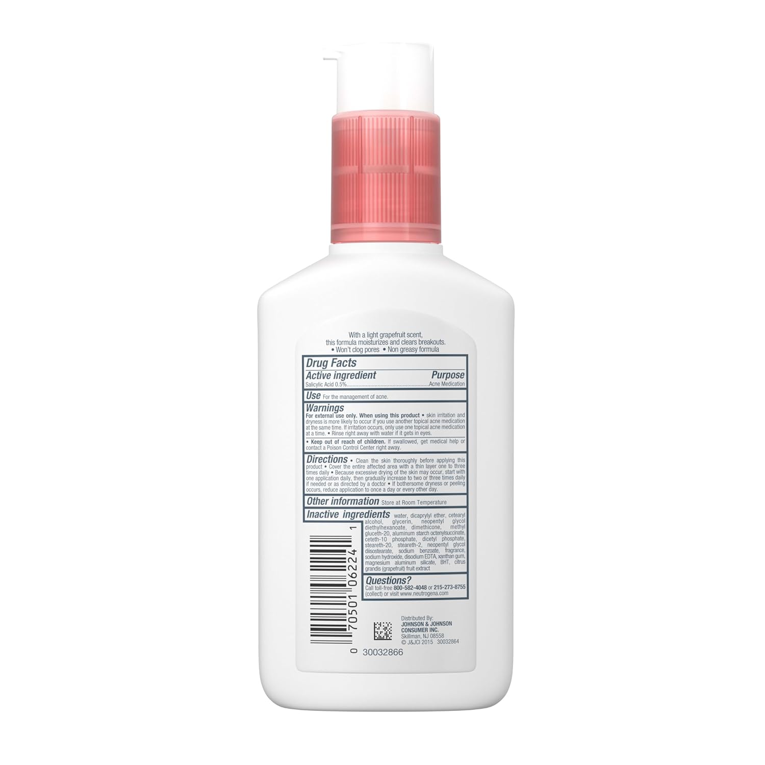 Neutrogena_Oil_Free_Acne_Moisturizer,_.5%_Salicylic_Acid_Acne_Treatment,_Pink_Grapefruit_Face_Lotion_for_Breakouts,_Non-Greasy_&_Non-Comedogenic,_4_fl._oz