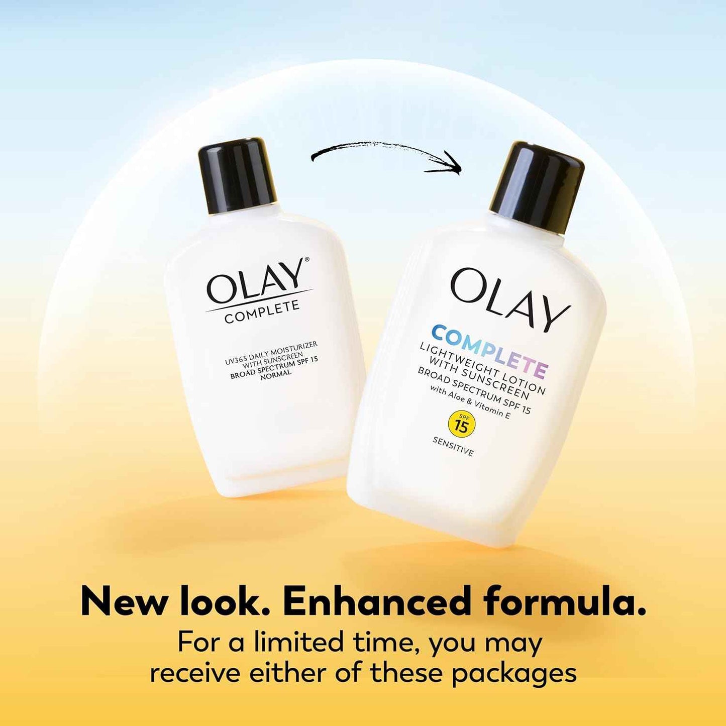 Olay Face Moisturizer, Complete All Day Moisturizer With Sunscreen Broad Spectrum SPF 15 - Sensitive