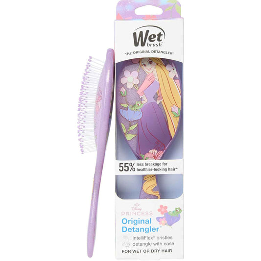 Wet Brush Disney Princess Original Detangler Hair Brush, Pain-Free Knot Removal, Flexible Bristles Detangle Wet or Dry Strands, Works on All Hair Types, Ergonomic Handle, Reduces Breakage