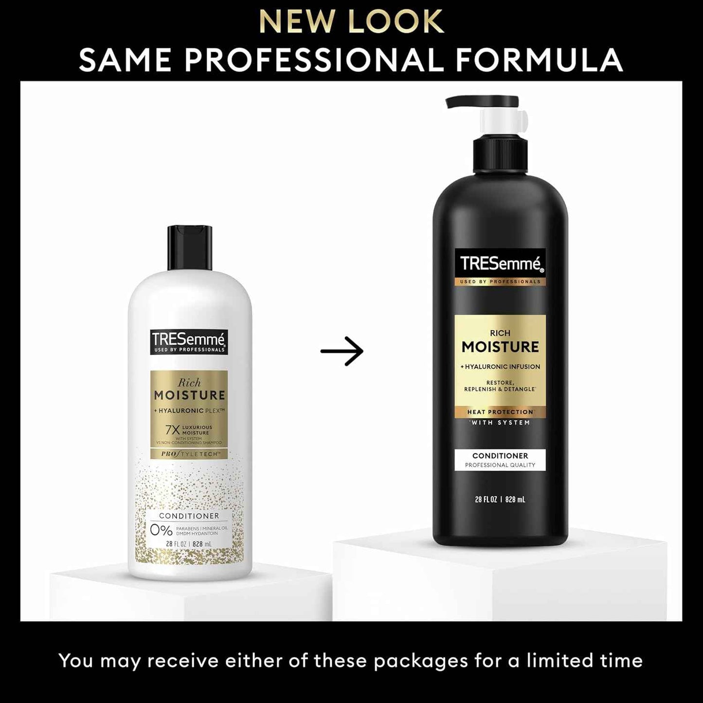TRESemmé Moisture Rich Hydrating Conditione for Dry Hair Formulated With Pro Style Technology 28 Fl Oz