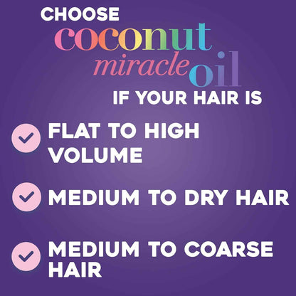OGX Extra Strength Damage Remedy + Coconut Miracle Oil Shampoo for Dry, Frizzy or Coarse Hair, Hydrating & Flyaway Taming Shampoo, Paraben-Free, Sulfate-Free Surfactants