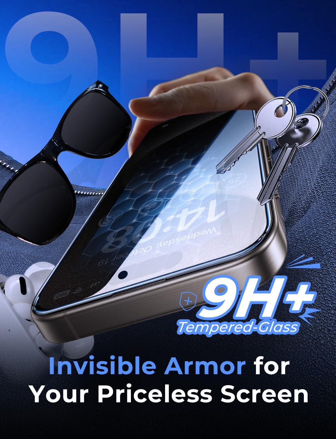MAGIC_JOHN_2_Pack_for_iPhone_15_Pro_Max_6.7_inch_Privacy_Glass_Screen_Protector,_Auto_Dust-Elimination_Installation,_Bubble_Free,_Easy_Installation