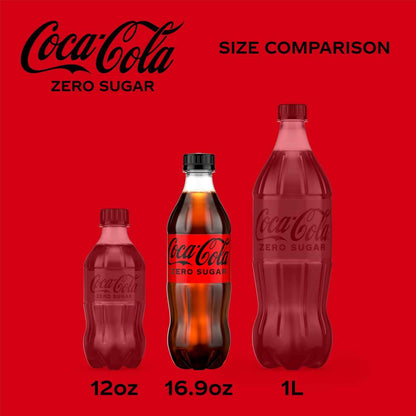 Coke Zero Sugar Diet Soda Soft Drink, 16.9 fl oz