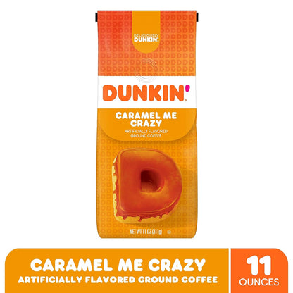 Dunkin'_Caramel_Me_Crazy_Flavored_Ground_Coffee,_11_Ounce_(Pack_of_1)