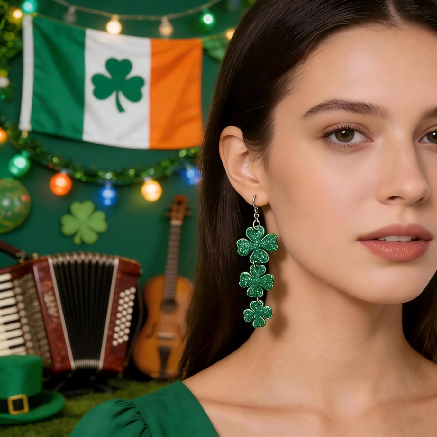 St_Patricks_Day_Earrings_St_Patricks_Day_Shirt_Women_Shamrock_Earrings_Outfits_for_Women