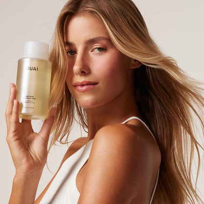 OUAI Fine Hair Shampoo - Biotin Thickening Shampoo for Flat, Thin Hair - Volumizing & Strengthening Keratin & Chia Seed Oil for Women & Men - Lightweight, Color-Safe, Sulfate Free