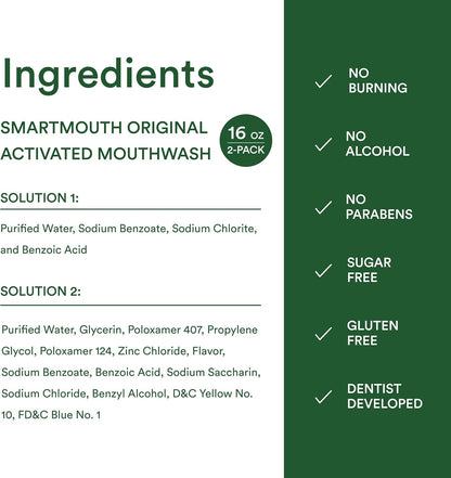 SmartMouth_Original_Zinc_Activated_Mouthwash_-_Instant_Fresh_Breath_Mouthwash_-_Eliminates_Bad_Odors_and_Bad_Breath_-_Alcohol-Free,_Sugar-Free,_Gluten-Free_-_Fresh_Mint_-_16_fl_oz_(2_Pack)
