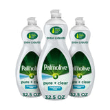 Palmolive Ultra Dishwashing Liquid Dish Soap, Pure + Clear Fragrance Free