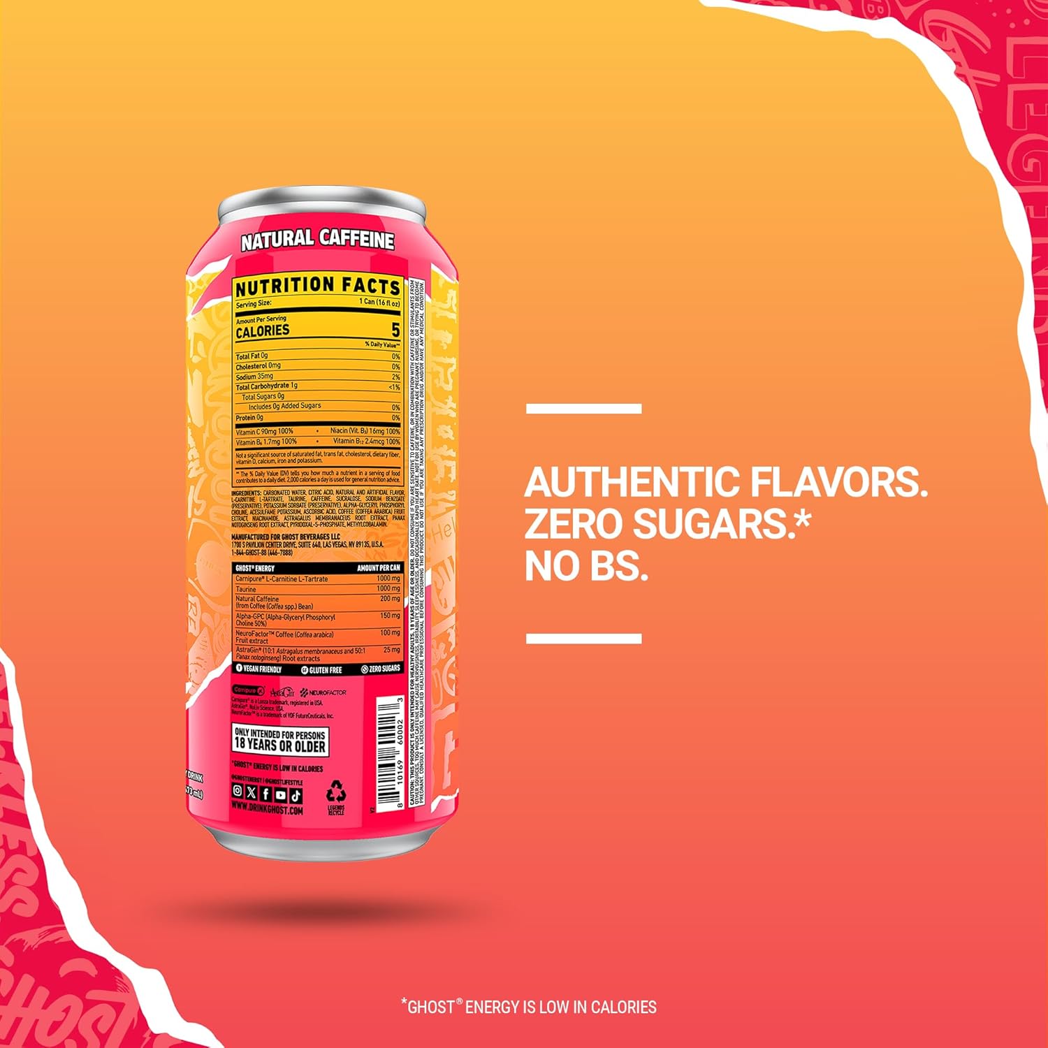 GHOST_Energy_Drink_-_12-Pack,_Strawbango,_16oz_-_Energy_&_Focus_&_No_Artificial_Colors_-_200mg_of_Natural_Caffeine,_L-Carnitine_&_Taurine_-_Gluten-Free_&_Vegan