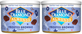 Blue Diamond Almonds, Holiday Frosted Brownie Flavored Sweet Snack Nut Almonds Perfect Size for On-The-Go, Holidays and Gatherings, Lunch, Adults and Kids, 6oz Can
