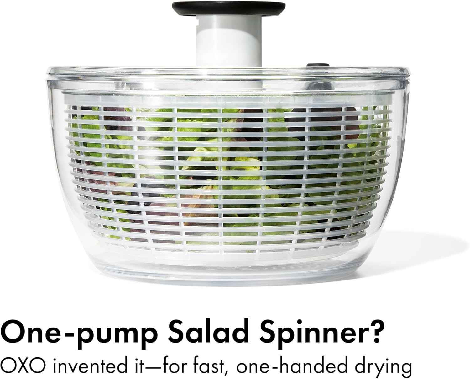 OXO Good Grips Salad Spinner | Lettuce Spinner | Fruit Washer | Fruit Washing Bowl with Strainer | Vegetable Cleaner | Salad Cleaner | Lettuce Washer