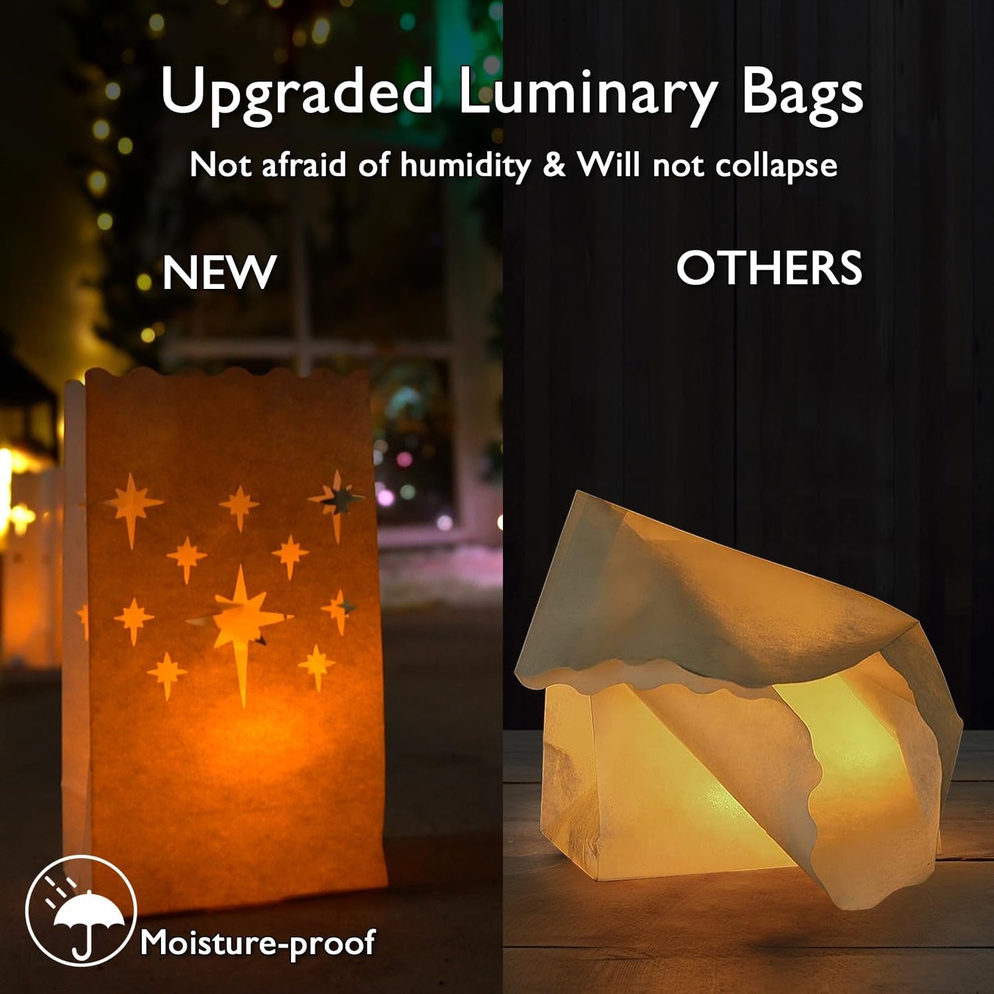 Homemory_Luminary_Bags_with_Flameless_LED_Tealights,_24_Bags,_Warm_White_Lights,_Electric_Tea_Candles_for_Wedding,_Party,_Christmas,_150+_Hours