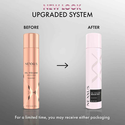 Nexxus Styling Spray XXL Finish Volume Medium Hold Hairspray Powered by STYLEPROTECT Technology