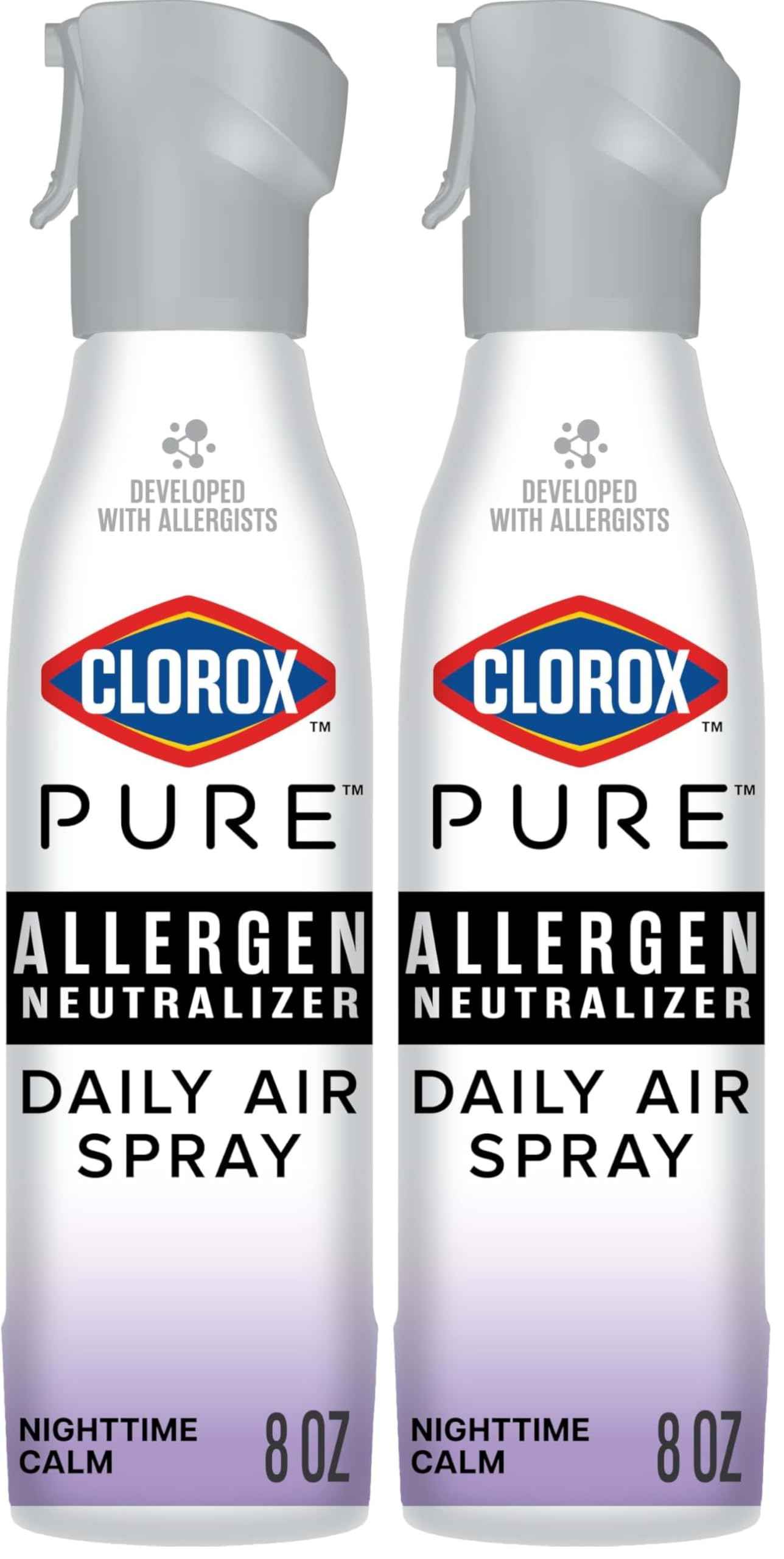 Clorox PURE Allergen Neutralizer Daily Air Spray, Nighttime Calm, 8 Ounces