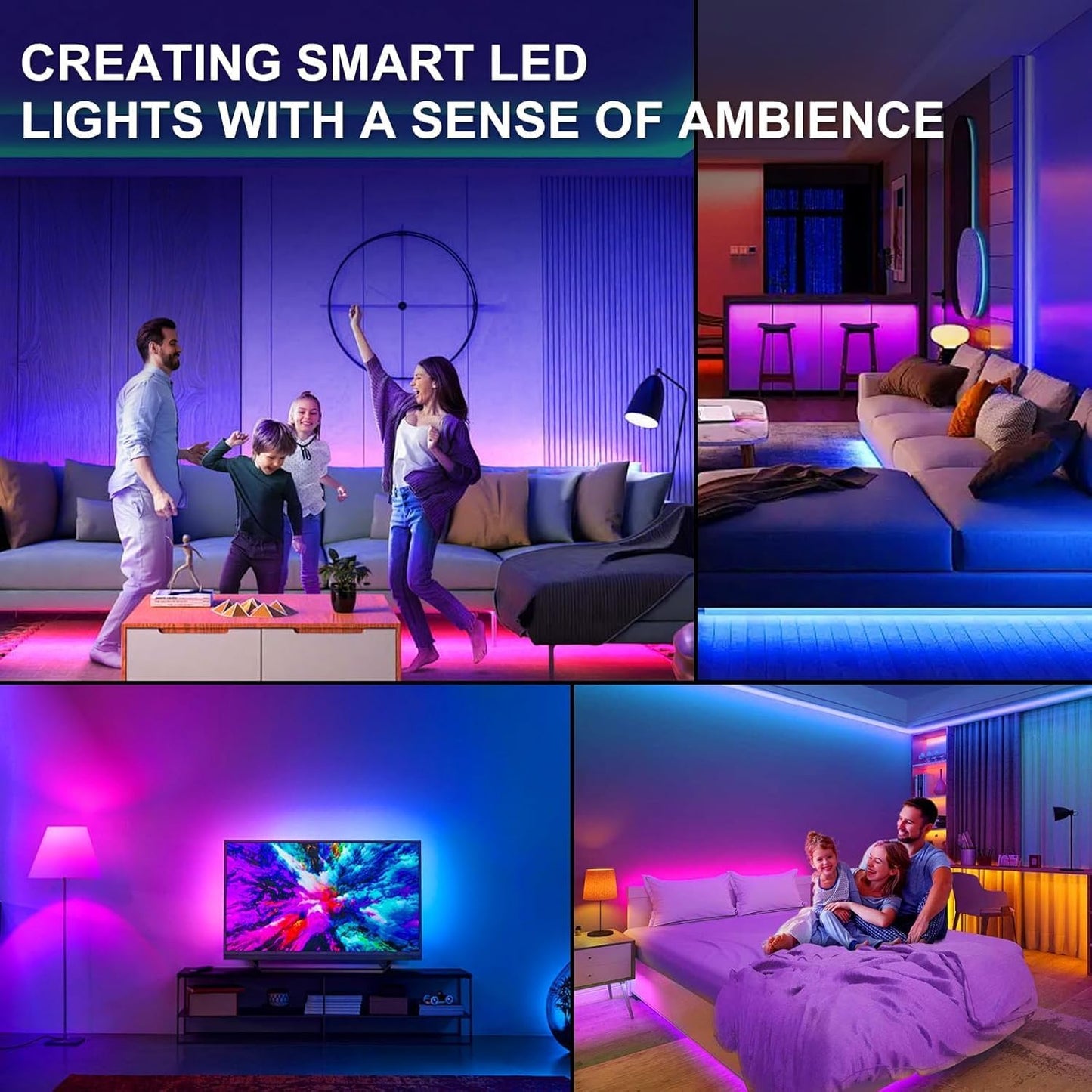 TV_LED_Strip,_3.28ft/6.56ft/9.84ft/13.2ft/16.4ft/32.8ft/50ft/65ft_Smart_RGB_LED_Lights_for_TVs,_Music_Sync_Bluetooth_App_&_Remote_Control,_USB-Powered_for_Gaming,_Bedroom,_PC,_Home_Theater