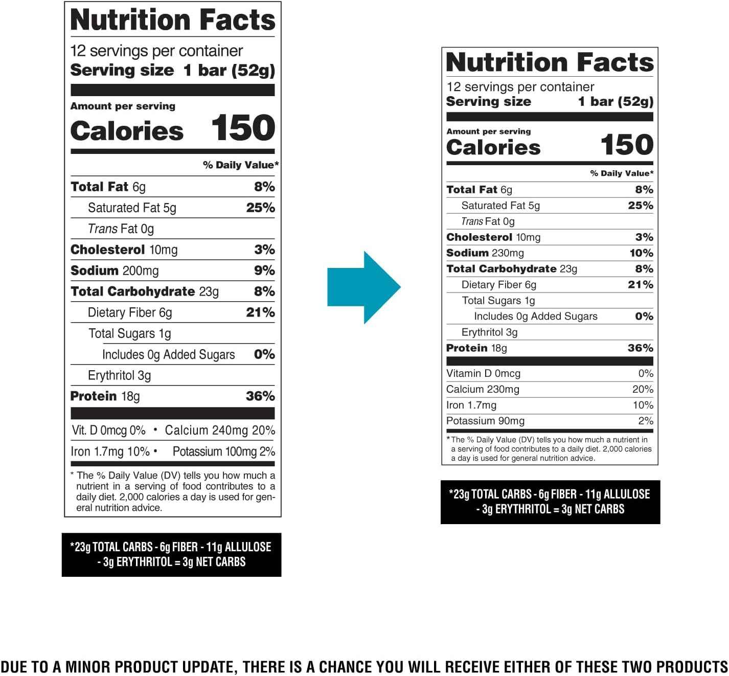 Quest Nutrition Crispy Cookies & Cream Hero Protein Bar, 18g Protein, 1g Sugar, 3g Net Carb, Gluten Free, Protein Snack, Keto Friendly, 12 Count