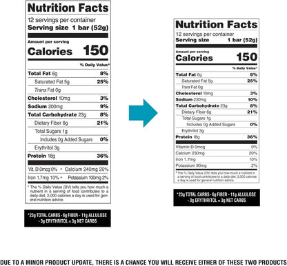 Quest Nutrition Crispy Cookies & Cream Hero Protein Bar, 18g Protein, 1g Sugar, 3g Net Carb, Gluten Free, Protein Snack, Keto Friendly, 12 Count