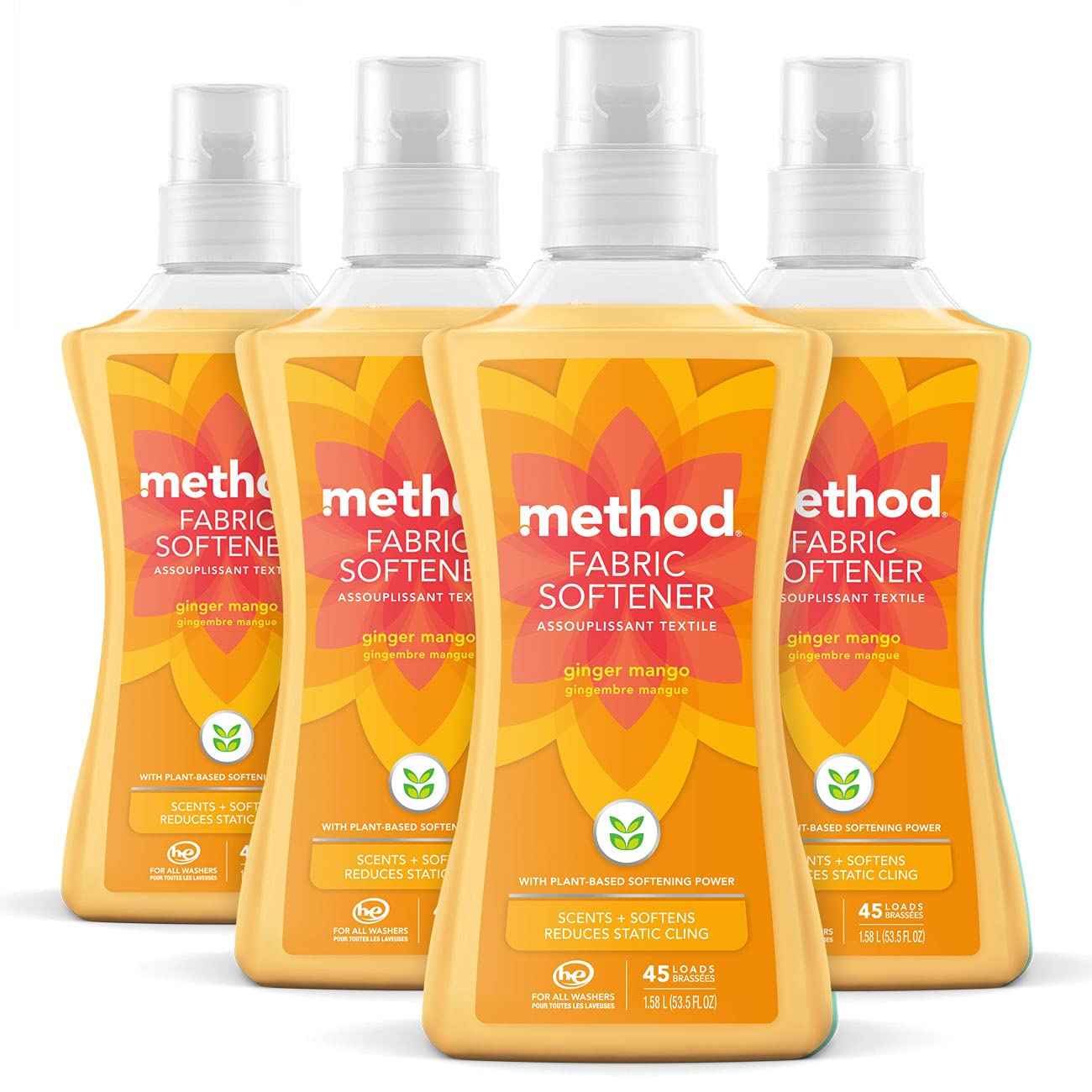 Method Fabric Softener; 53.5 Ounces; 45 Loads